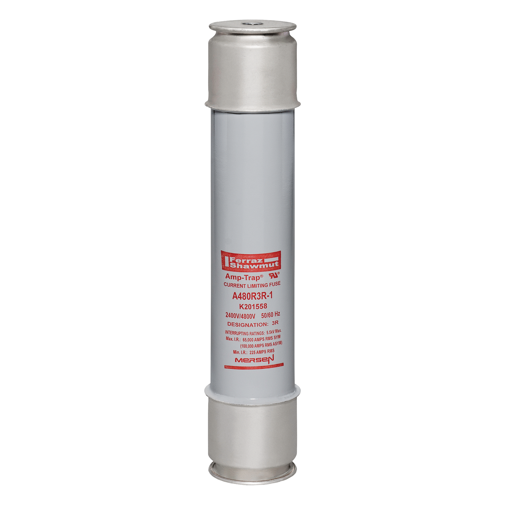 A480R3R-1 - Medium Voltage Fuse 4800V 3R R-Rated Ferrule Mount Striker A480R Series